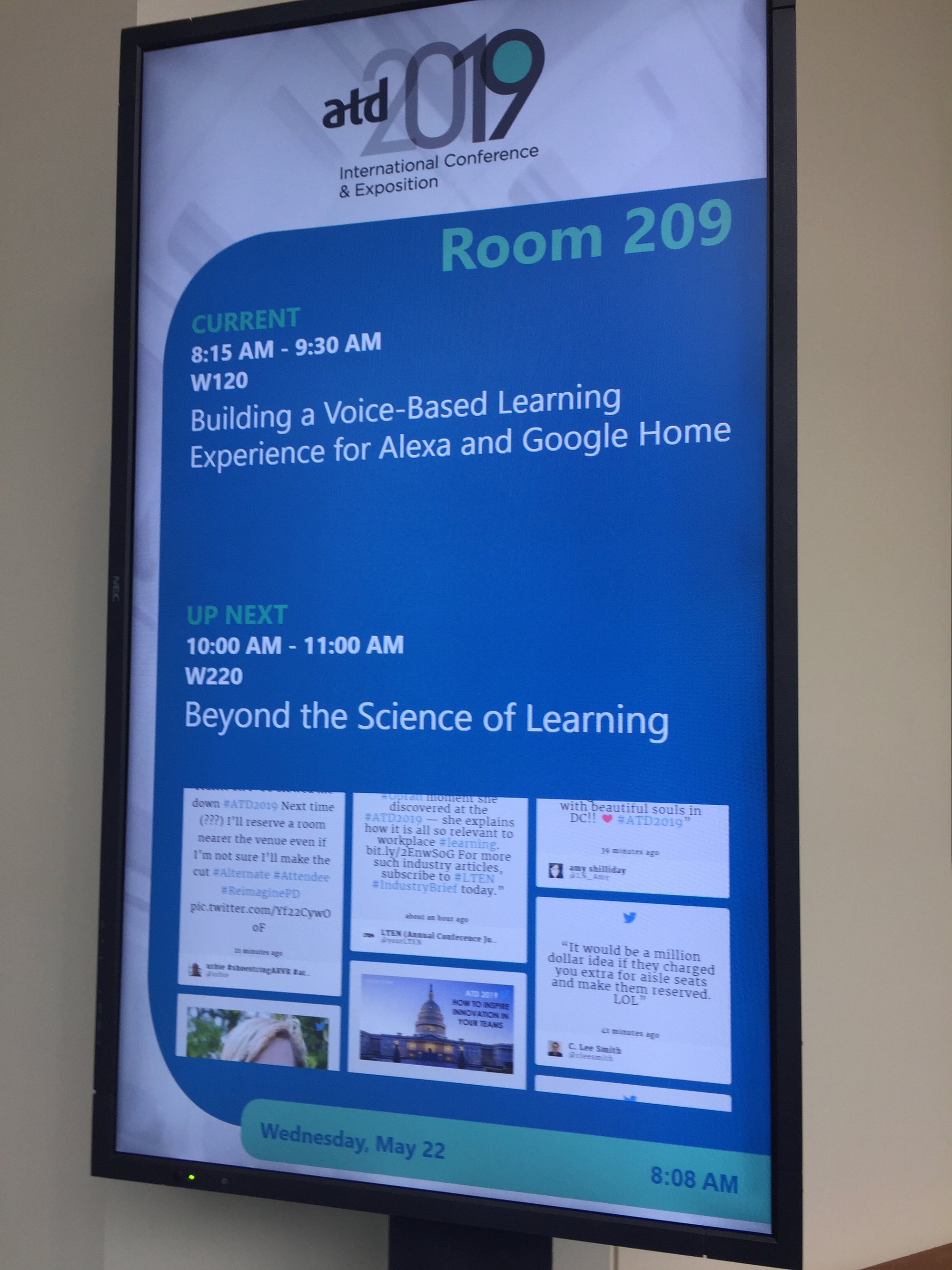 ATD Conference Washington 2019 - Leren met Alexa en Google Home