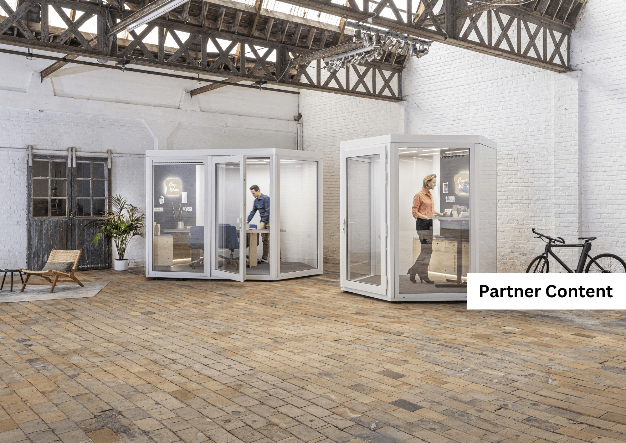 De toekomst van werken - Flexibele office pods van Annie Where