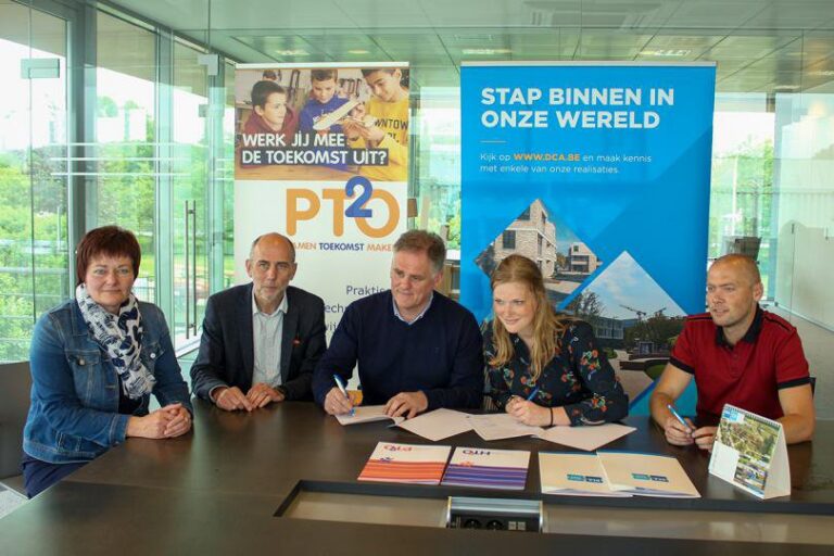 Turnhoutse scholen en bouwbedrijf DCA tekenen traject voor talent