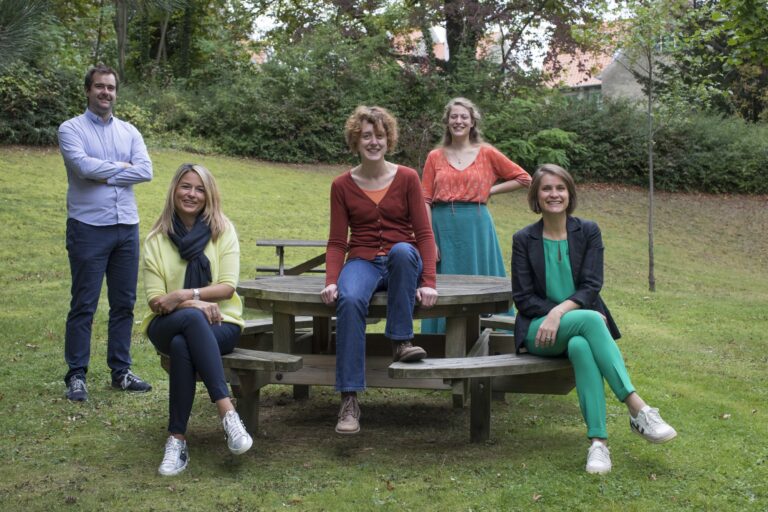 Het team van Katrien Berghs, Keytrade Bank