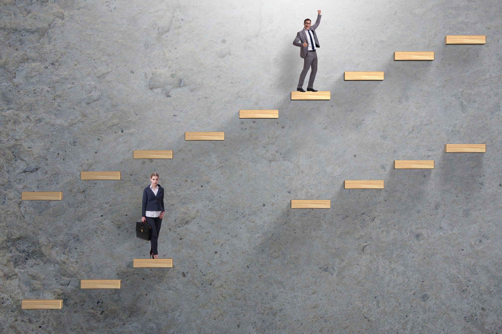 Vrouwen maken minder promotie dan mannen