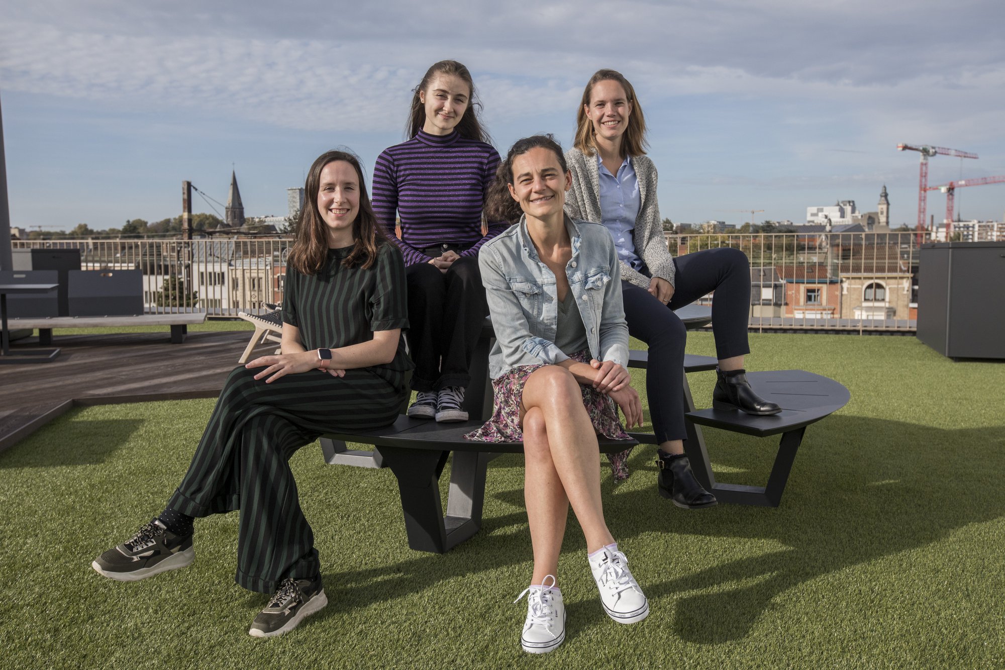 Het team van Elke Van de Walle, hr-manager Beliving