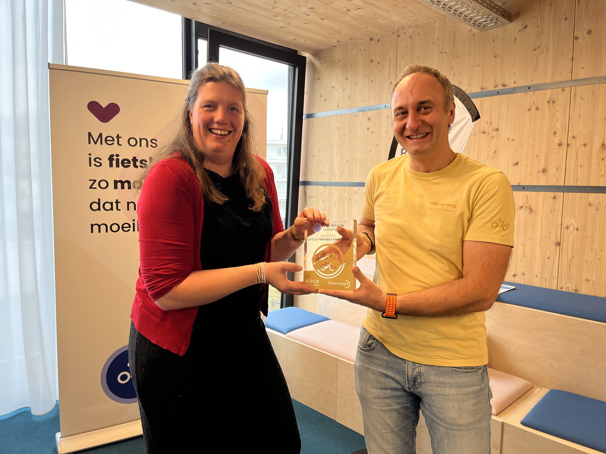 O2o Bicycle Leasing bekroond met gouden CFE-certificaat cover