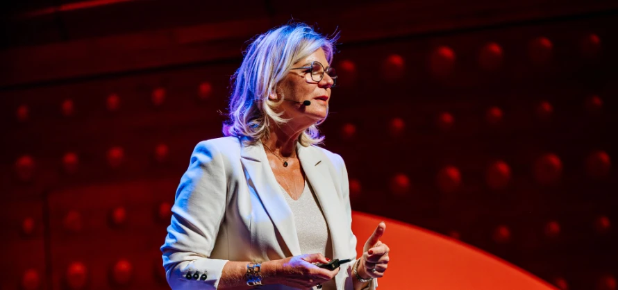 Een veerkrachtige keynote sessie door Ann De Bisschop